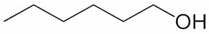Hexan-1-ol-2D-skeletal