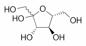 Skeletal_Structure_of_Cyclic_D-Fructose