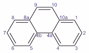 Phenanthrene-numbering