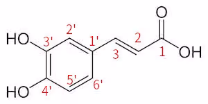 caffeic_acid_numbering